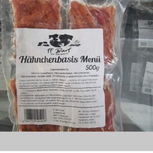 FFBarfHähnchen Basic Menü