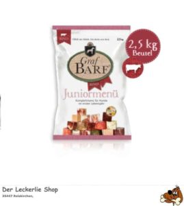 Graf Barf Juniormenü Rind 2500 g