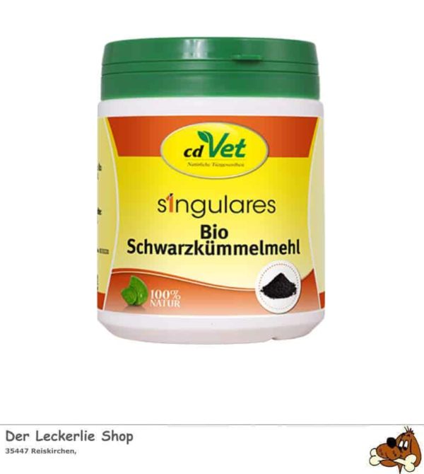 cdVet Sing. Bio Schwarzkümmelmehl 500 g