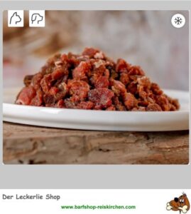 Barfgold Pferdemuskelfleisch gewolft
