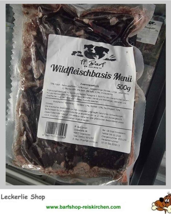 FF Barf Wildfleisch Basic Menü