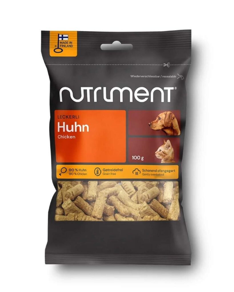 Nutriment Leckerli Huhn, Für Hunde & Katzen,  100 g